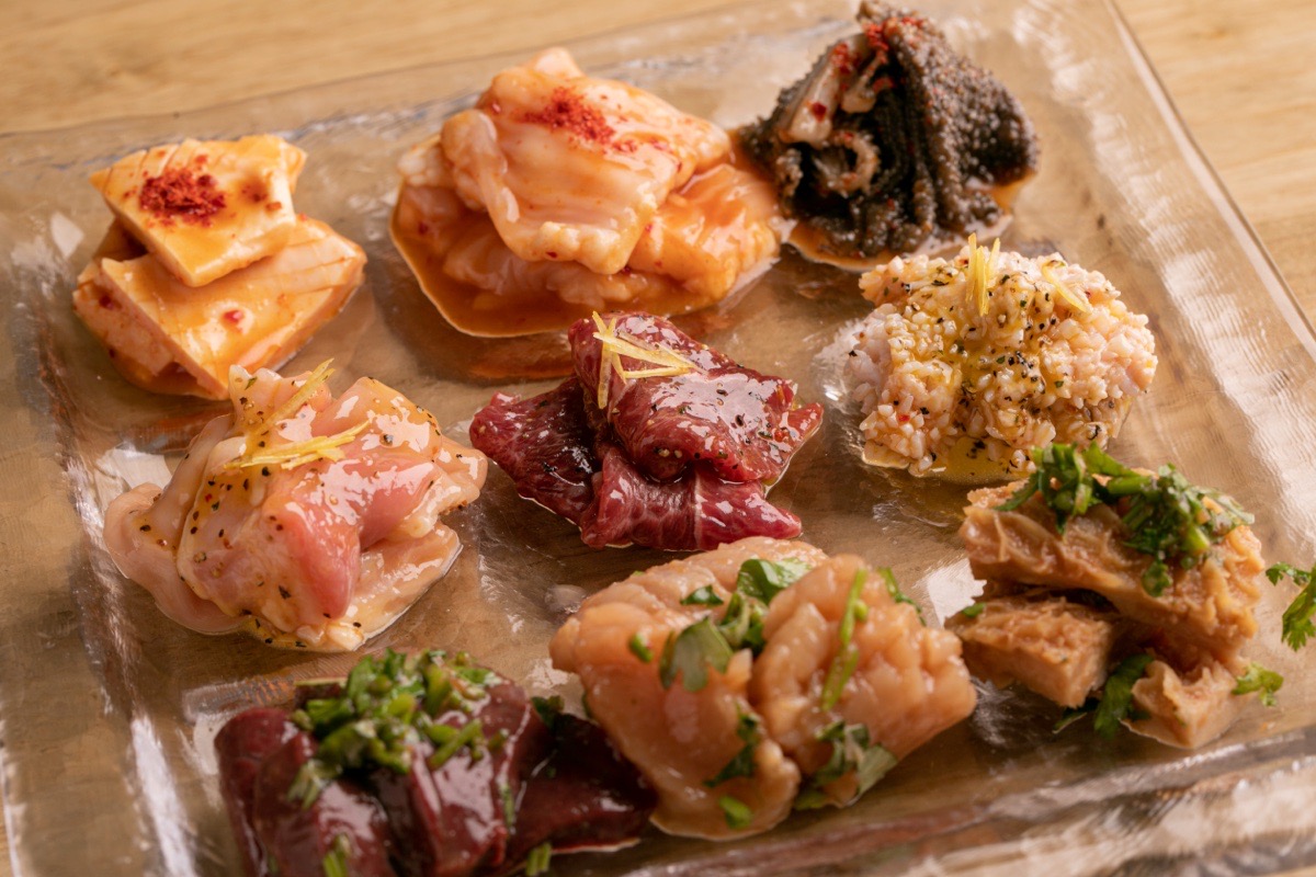 3種のタレで楽しむホルモン