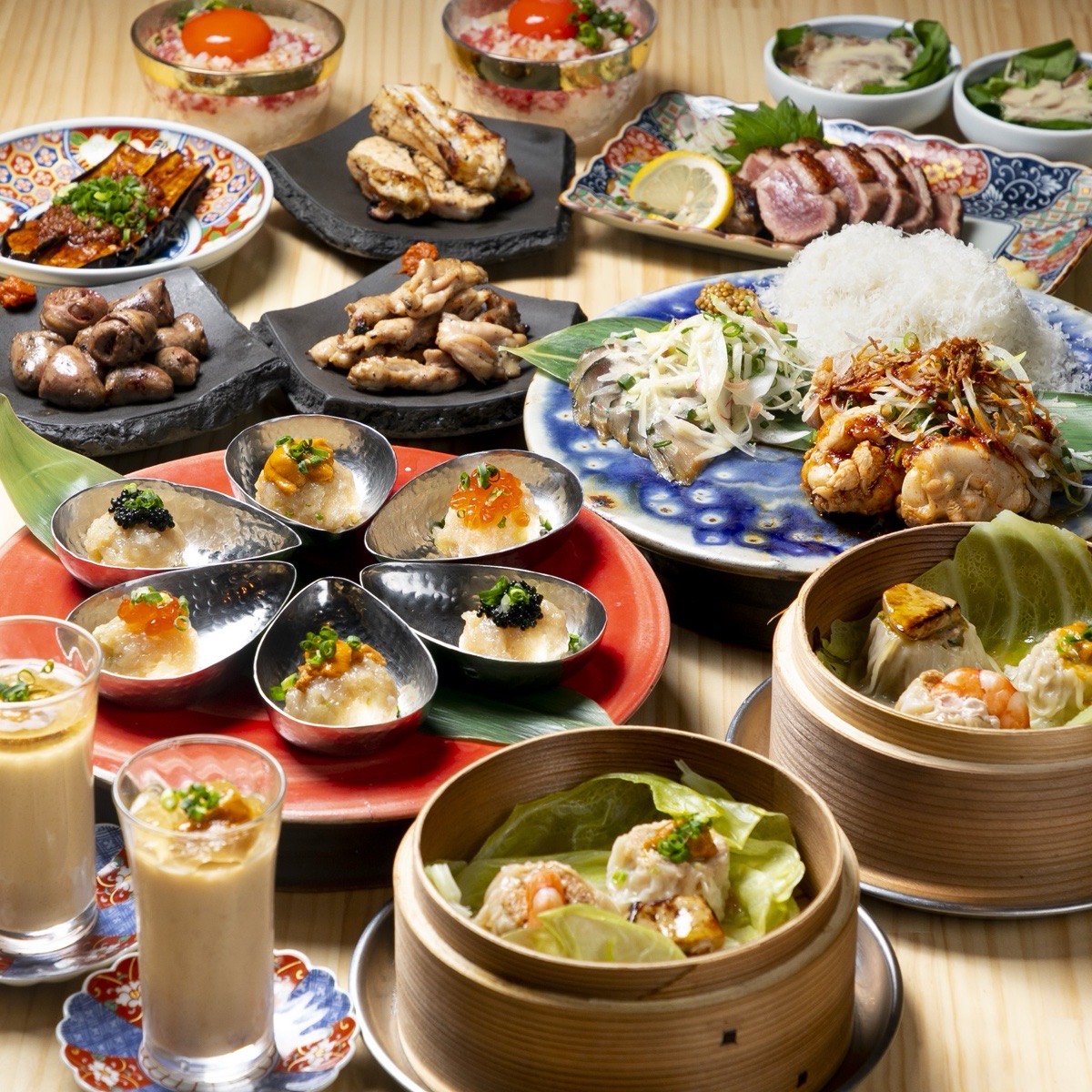 朝引き鶏の炭火焼鳥